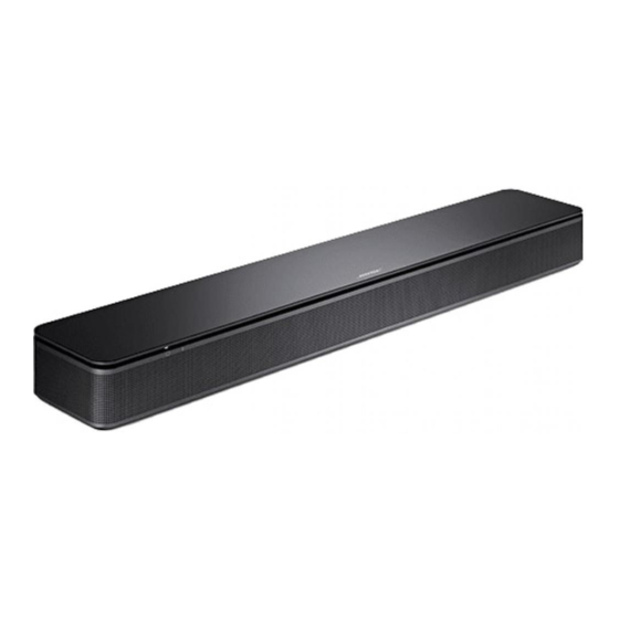 Bose TV SPEAKER Manual Del Usuario