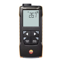 testo 0560 0925 Manual De Instrucciones