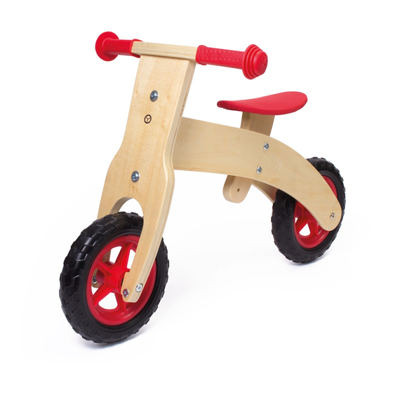 Oxybul FREE bul PROGRESSIVE WOODEN BALANCE BIKE Manual De Instrucciones