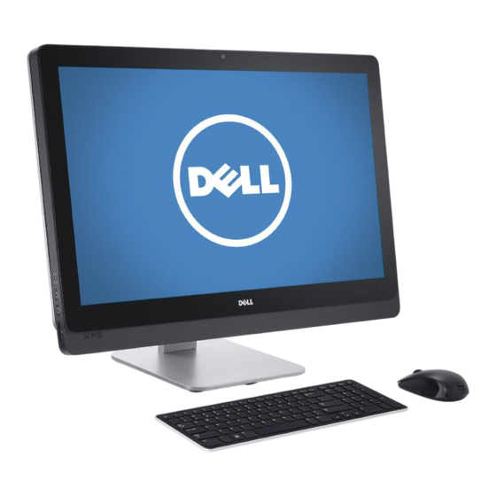 Dell XPS One 2710 Manual Del Propietário