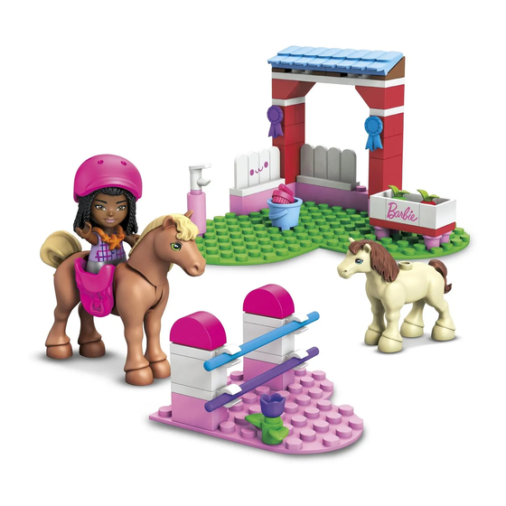 Mega Barbie Horse Jumping Manual De Instrucciones