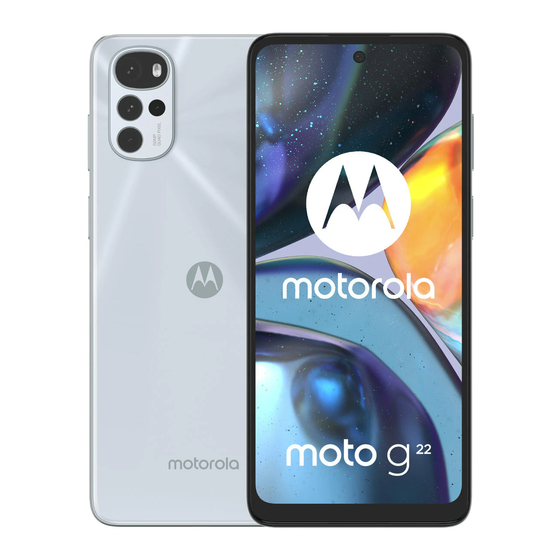 Motorola moto g22 Guia De Inicio Rapido