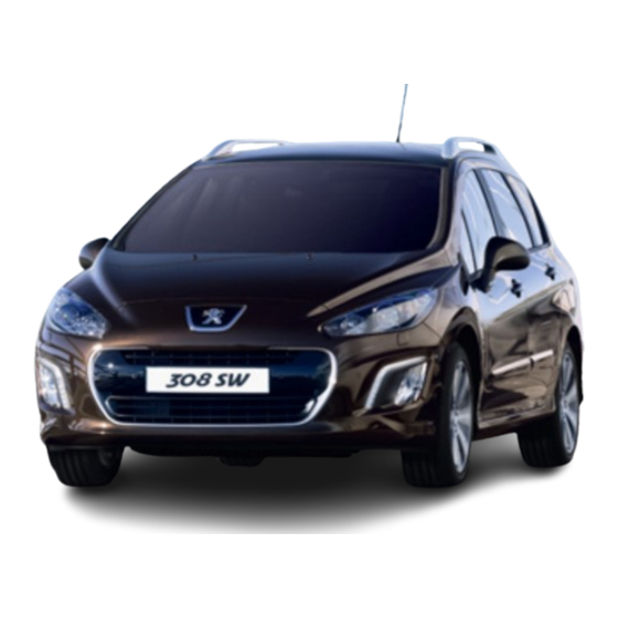 PEUGEOT 308 2012 Guía De Utilización