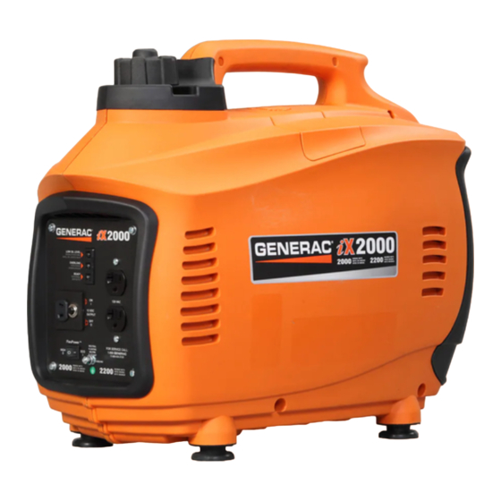 Generac iX 1600 Manual Del Usuario