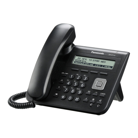 Panasonic KX-UT113 Manual De Instrucciones