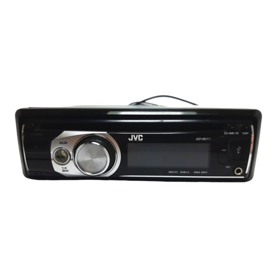 JVC KD-R611 Manual De Instalación