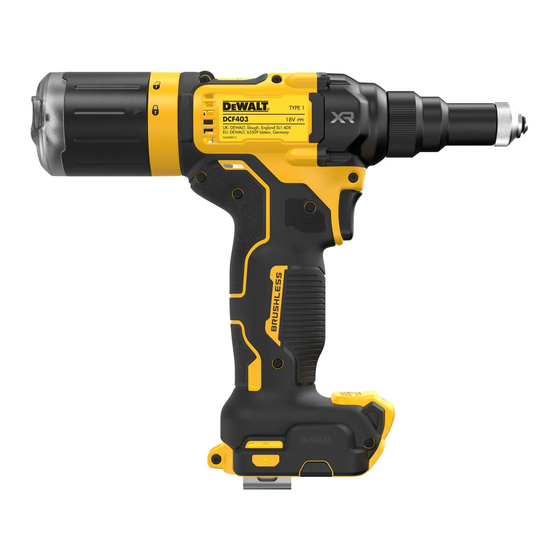 DeWalt XR DCF414NT Manuales