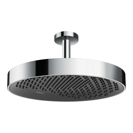 Hansgrohe Rainfinity Digital 360 1jet 25031 Serie Manuales