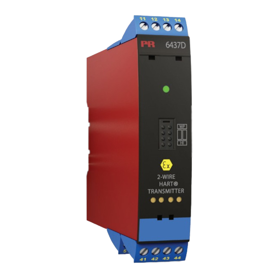 PR electronics 6437 Manual Del Producto