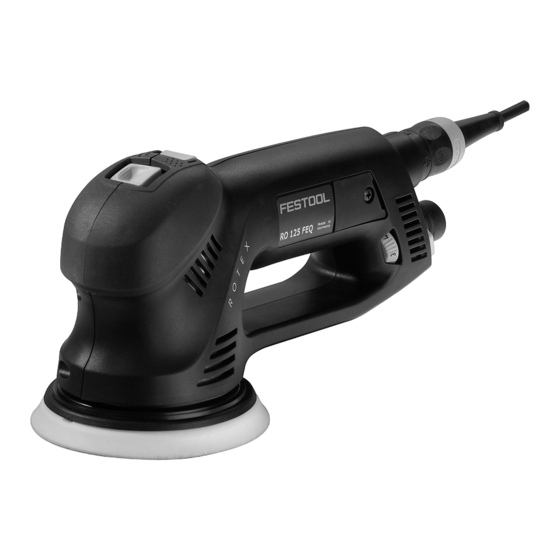 Festool ROTEX RO 125 FEQ Manual Del Usuario