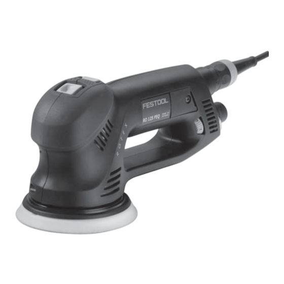 Festool ROTEX RO 125 FEQ Manual De Instrucciones