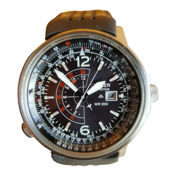 Citizen eco-drive b877 Manual De Instrucciones