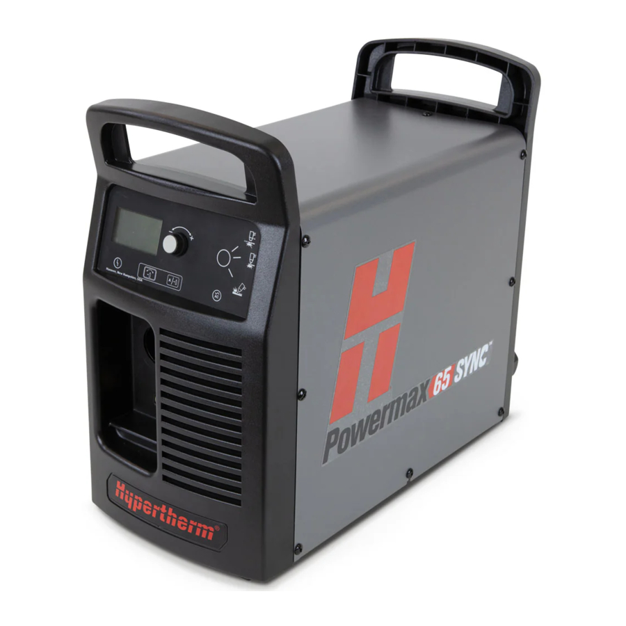 Manual de Hypertherm Powermax 65 / 85 / 105 / 125 / 65 SYNC / 85 SYNC ...