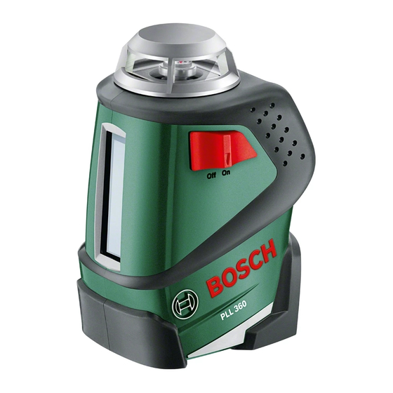 Bosch PLL 360 Manual Original