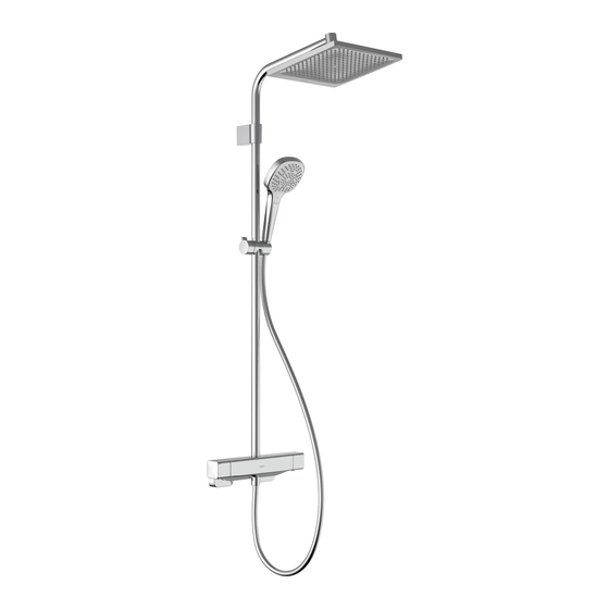 Hansgrohe Showerpipe 240 1jet EcoSmart LMH 27948000 Manuales