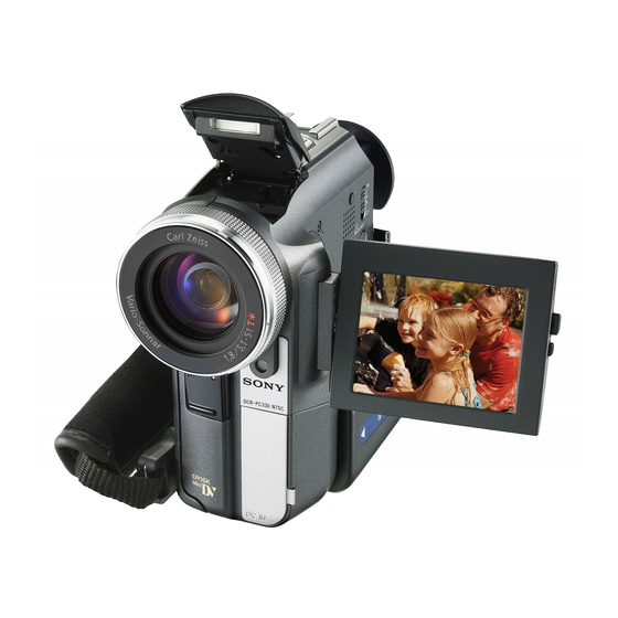 Sony HANDYCAM DCR-PC330E Manual De Instrucciones