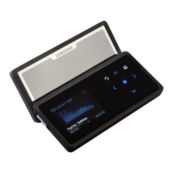 Samsung YP-K5 Manual Del Usuario