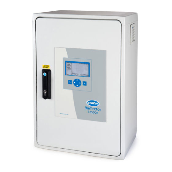Hach BioTector B3500e Mantenimiento
