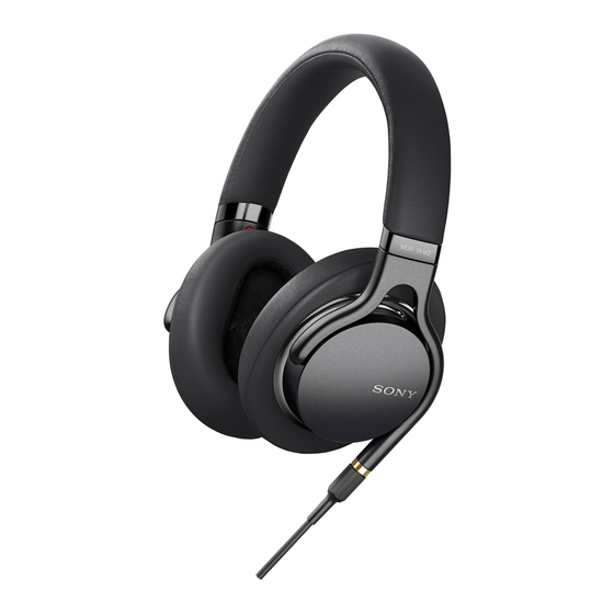 Sony MDR-1AM2 Manual De Instrucciones