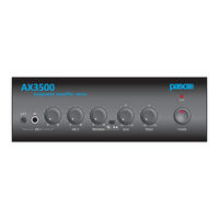 Paso AX3500 Serie Instrucciones De Uso