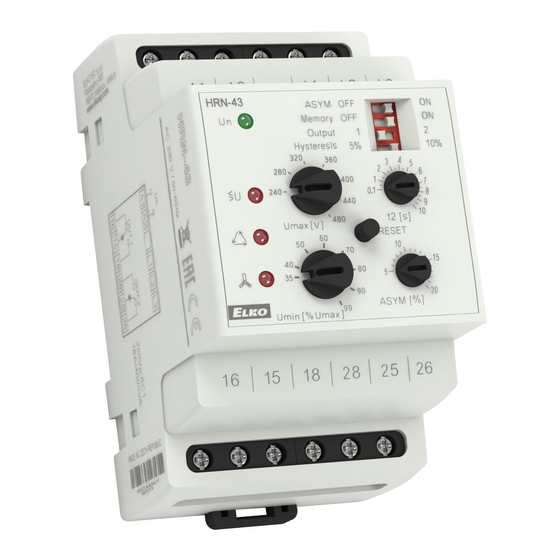 Elko EP HRN-43 Manual De Instrucciones