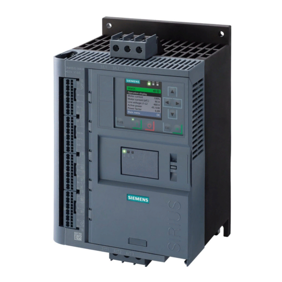 Siemens PROFINET SIRIUS 3RW5 Manual De Producto
