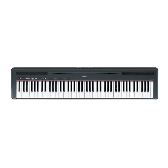 Yamaha P-85 Manual De Instrucciones
