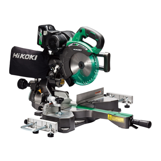 HIKOKI C 3607DRA Instrucciones De Manejo