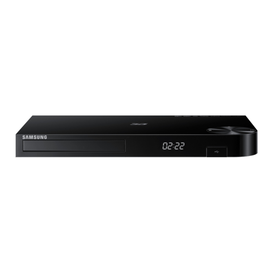 Samsung BD-H5900 Manual Del Usuario