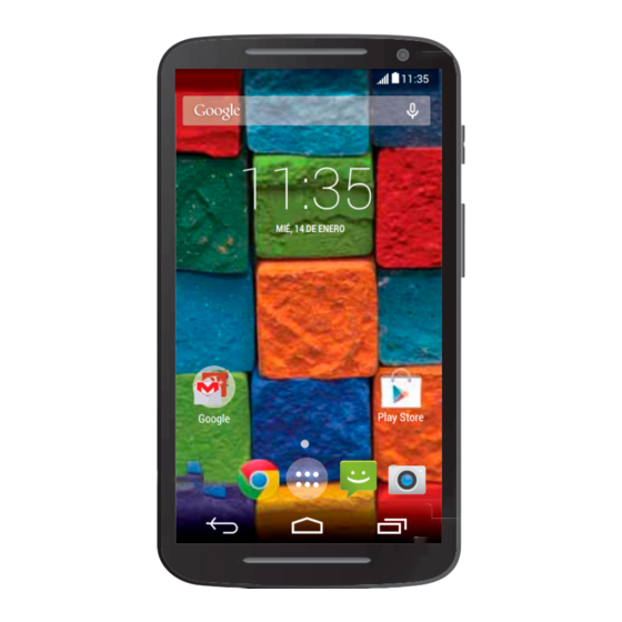 Motorola moto X Manual De Instrucciones