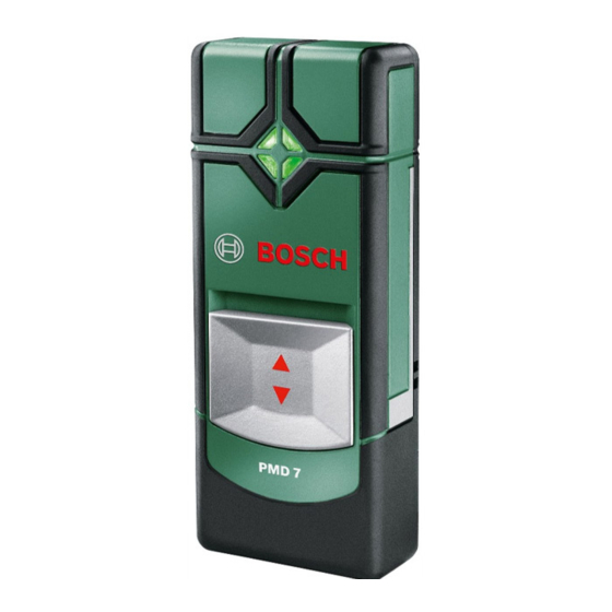 Bosch PMD 7 Manual Original