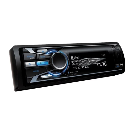 Sony DSX-S200X Manual De Instrucciones