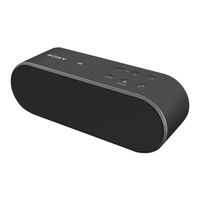 Sony SRS-X2 Guia De Inicio Rapido