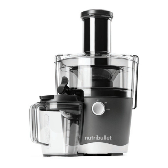 NUTRIBULLET Juicer Manual De Instrucciones