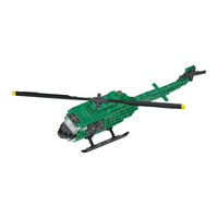 Mega Bloks ProBuilder Military Army Chopper 9786 Instrucciones De Montaje
