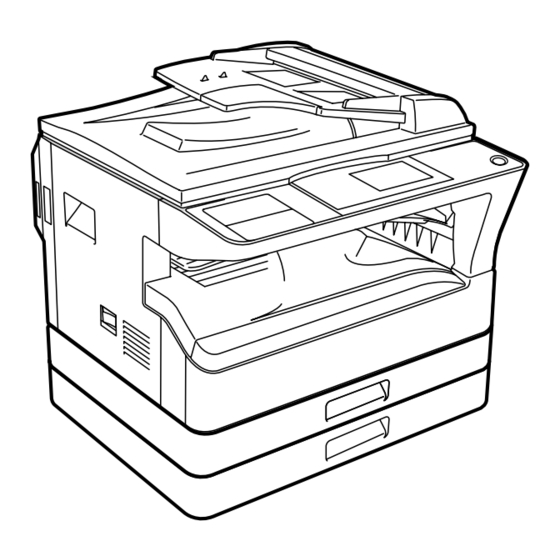 Sharp MX-M160D Manual De Instrucciones