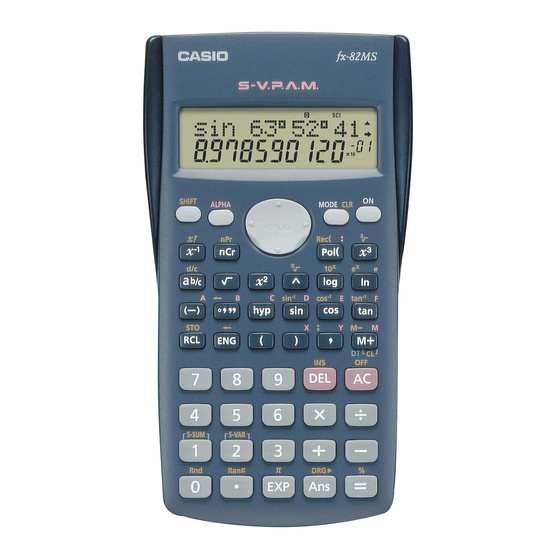 Casio fx-82MS Guia Del Usuario