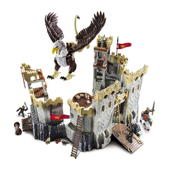 Mega Bloks LEGENDS KING ARTHUR Battle Action Castle Manual De Instrucciones