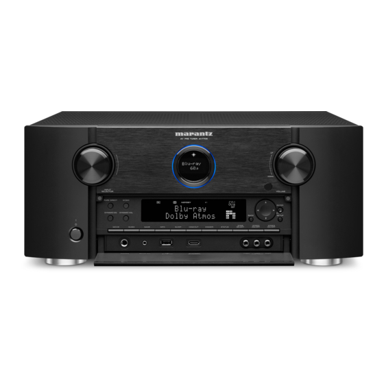 Marantz AV7005 Manual Del Usuario