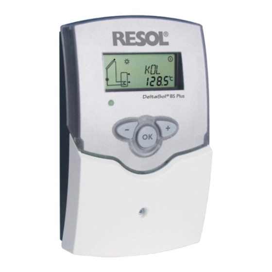 Resol DeltaSol BS Plus Manual Del Usuario