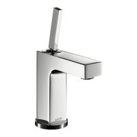 Hansgrohe AXOR Citterio 39018000 Modo De Empleo/Instrucciones De Montaje