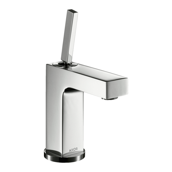 Hansgrohe AXOR Citterio 39200000 Modo De Empleo/Instrucciones De Montaje