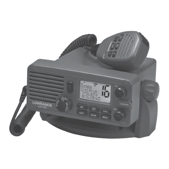 Navico Lowrance LVR-250 Manual De Usuario E Instalacion