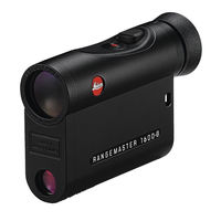Leica RANGEMASTER CRF 1600-B Instrucciones