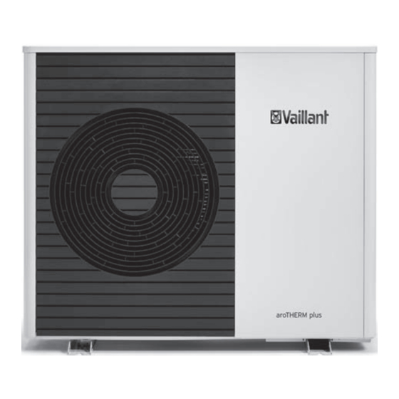 Vaillant aroTHERMplus VWL 45/6 A 230V S3 Instrucciones De Funcionamiento