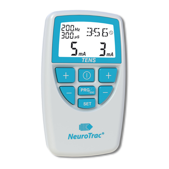 Tens NeuroTrac Manual De Operación