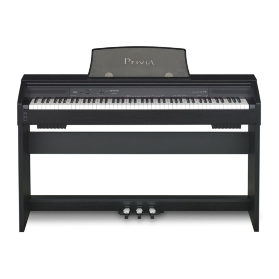Casio Privia PX-750 Guia Del Usuario
