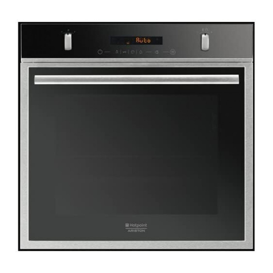 Hotpoint Ariston FK 89E E.20 X/HA Manual De Instrucciones