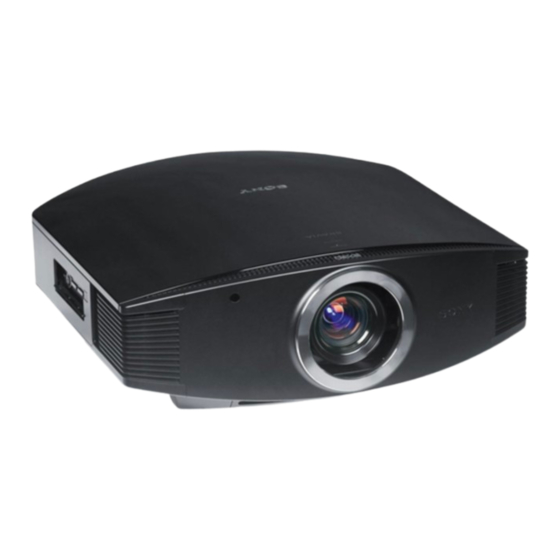 Sony BRAVIA VPL-VW80 Manual De Instrucciones
