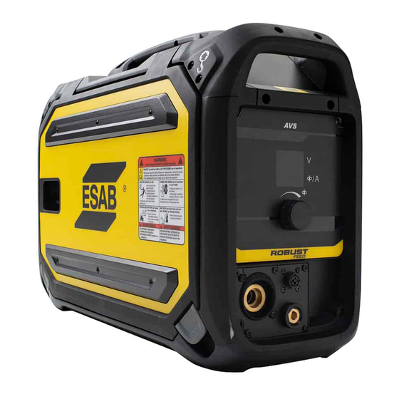 ESAB RobustFeed AVS Instrucciones De Uso